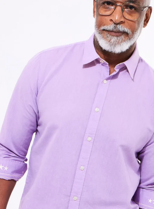 JOE BROWNS Linen Blend Long Sleeve Shirt L