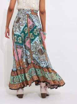 JOE BROWNS Patchwork Midi Skirt 10