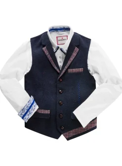 JOE BROWNS Regular Fit Classic Check Wool Blend Waistcoat 38R