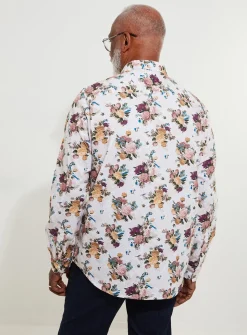 JOE BROWNS Smart Paisley Floral Long Sleeve Shirt S