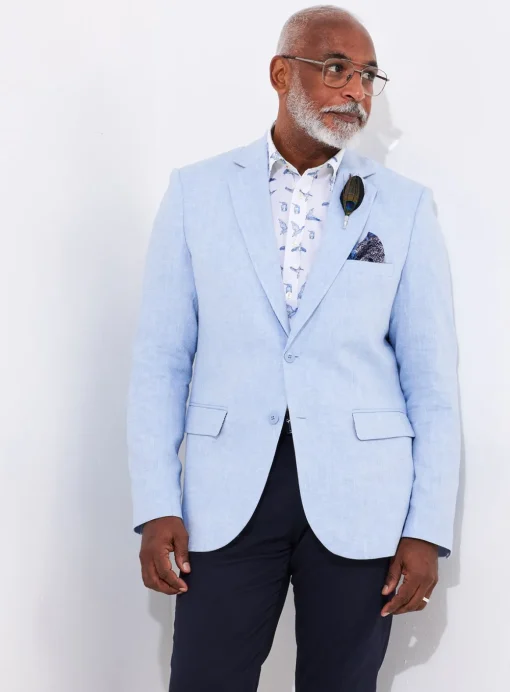 JOE BROWNS Tonal Linen Herringbone Blazer 40R