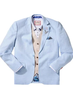 JOE BROWNS Tonal Linen Herringbone Blazer 40R