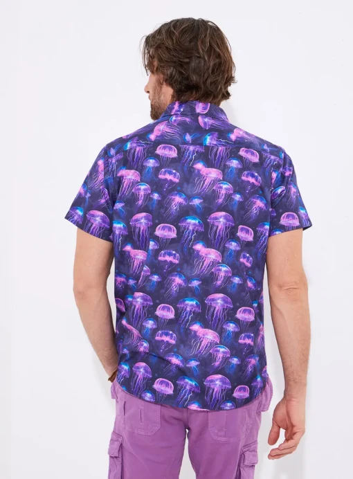 JOE BROWNS Vibrant Jellyfish Print Shirt M