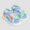 JOJO MAMAN BÉBÉ Adjustable Strap Sandals 4 Infant