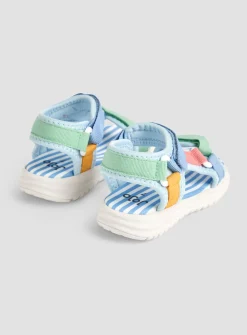 JOJO MAMAN BÉBÉ Adjustable Strap Sandals 4 Infant