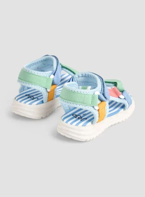 JOJO MAMAN BÉBÉ Adjustable Strap Sandals 4 Infant