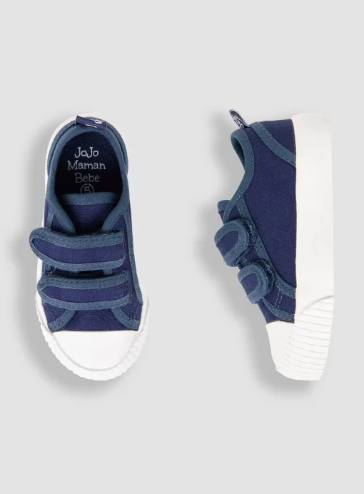 JOJO MAMAN BÉBÉ Canvas Trainers 5 Infant