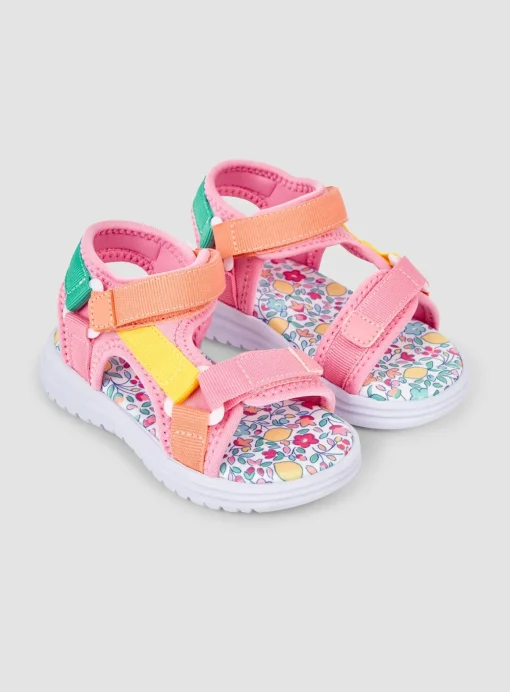 JOJO MAMAN BÉBÉ Colour Block Sandal 4 Infant