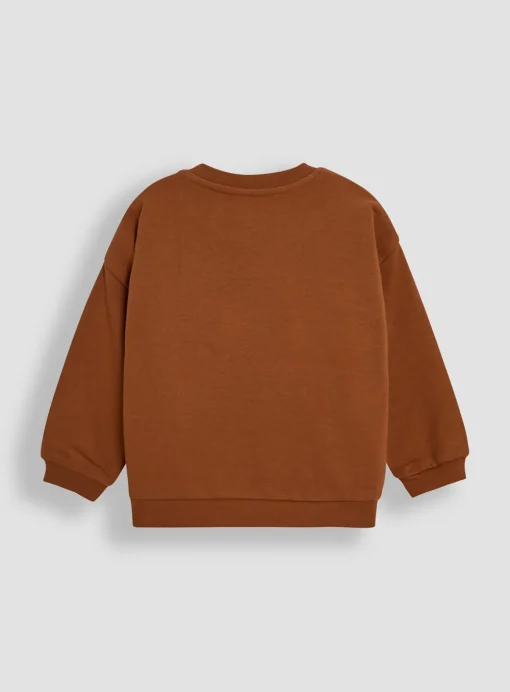 JOJO MAMAN BÉBÉ Dino Boucle Sweatshirt Up To 3 mths