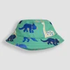 JOJO MAMAN BÉBÉ Dinosaur Bucket Sun Hat 0-6 Months