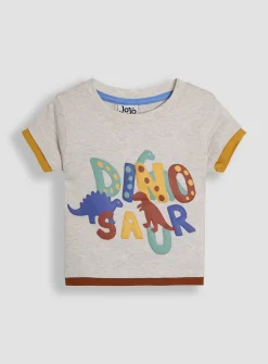 JOJO MAMAN BÉBÉ Dinosaur Print T-Shirt 6-12 months