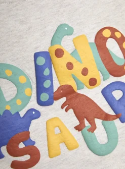 JOJO MAMAN BÉBÉ Dinosaur Print T-Shirt 6-12 months