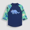 JOJO MAMAN BÉBÉ Dinosaur Sun Protection Rash Vests 6-12 months