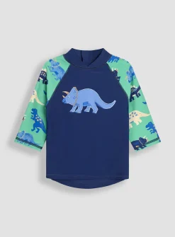 JOJO MAMAN BÉBÉ Dinosaur Sun Protection Rash Vests 6-12 months
