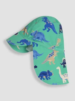 JOJO MAMAN BÉBÉ Dinosaur Sun Protection Hat 0-12 Months