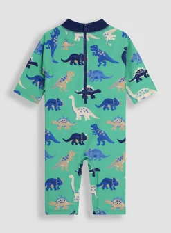 JOJO MAMAN BÉBÉ Dinosaur Sun Protection Suit 0-6 Months