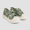 JOJO MAMAN BÉBÉ Double Strap Canvas Trainers 5 Infant