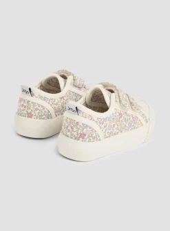 JOJO MAMAN BÉBÉ Double Strap Canvas Trainers 6 Infant