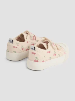 JOJO MAMAN BÉBÉ Double Strap Canvas Trainers 3 Infant