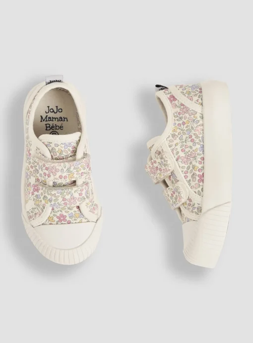 JOJO MAMAN BÉBÉ Double Strap Canvas Trainers 6 Infant