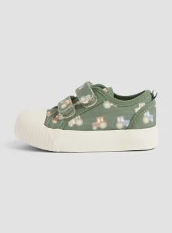 JOJO MAMAN BÉBÉ Double Strap Canvas Trainers 5 Infant