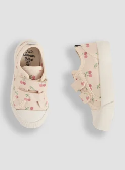 JOJO MAMAN BÉBÉ Double Strap Canvas Trainers 3 Infant