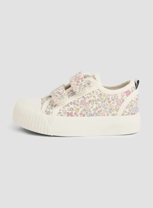 JOJO MAMAN BÉBÉ Double Strap Canvas Trainers 6 Infant