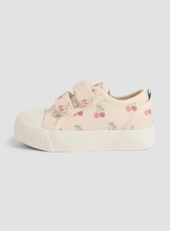 JOJO MAMAN BÉBÉ Double Strap Canvas Trainers 3 Infant