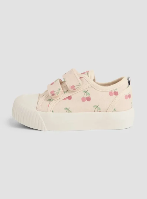 JOJO MAMAN BÉBÉ Double Strap Canvas Trainers 3 Infant