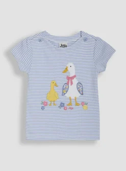 JOJO MAMAN BÉBÉ Duck Applique T-Shirt 18-24 months