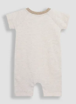 JOJO MAMAN BÉBÉ Giraffe Applique Romper 6-12 months
