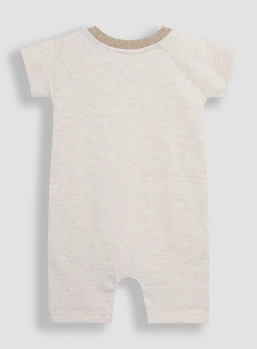 JOJO MAMAN BÉBÉ Giraffe Applique Romper 6-12 months