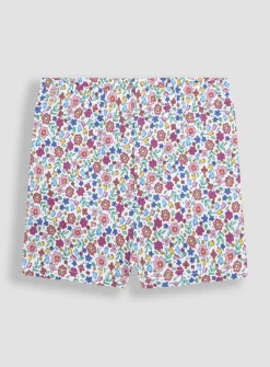 JOJO MAMAN BÉBÉ 2-Pack Floral Shorts 6-12 months