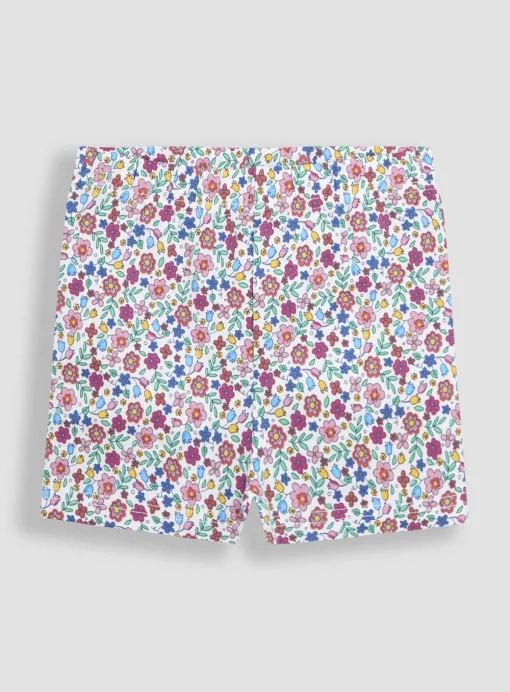 JOJO MAMAN BÉBÉ 2-Pack Floral Shorts 6-12 months