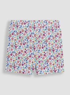 JOJO MAMAN BÉBÉ 2-Pack Floral Shorts 6-12 months