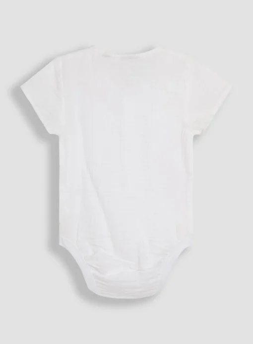 JOJO MAMAN BÉBÉ 2-Piece Cheesecloth Dungarees & Shirt Body Set Up To 3 mths