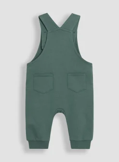 JOJO MAMAN BÉBÉ 2-Piece Diplodocus Applique Dungarees & T-Shirt Up To 3 mths