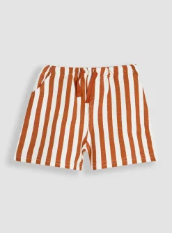 JOJO MAMAN BÉBÉ 2-Piece Safari Print & Stripe Short Set Up To 3 mths