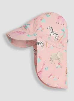 JOJO MAMAN BÉBÉ Safari Sun Protection Hat 0-12 Months