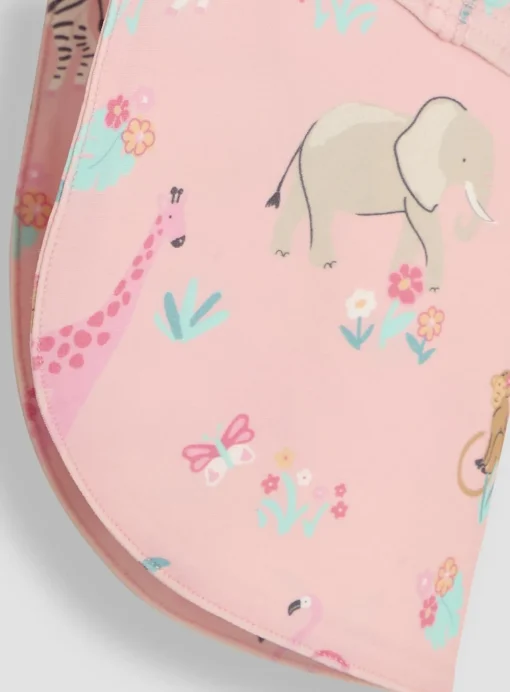 JOJO MAMAN BÉBÉ Safari Sun Protection Hat 0-12 Months