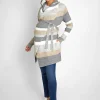 JOJO MAMAN BÉBÉ Stripe Maternity & Nursing Cardigan S