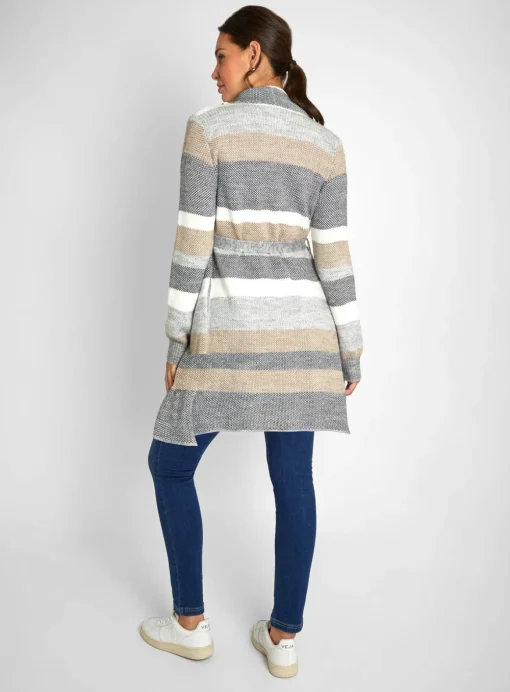 JOJO MAMAN BÉBÉ Stripe Maternity & Nursing Cardigan S