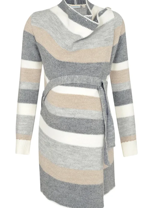 JOJO MAMAN BÉBÉ Stripe Maternity & Nursing Cardigan S