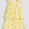 JOJO MAMAN BÉBÉ Sunflower Gingham Blouse & Shorts Set 6-12 months