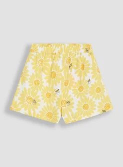 JOJO MAMAN BÉBÉ Sunflower Gingham Blouse & Shorts Set 6-12 months