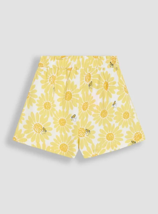 JOJO MAMAN BÉBÉ Sunflower Gingham Blouse & Shorts Set 6-12 months