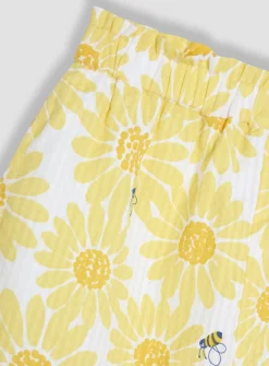 JOJO MAMAN BÉBÉ Sunflower Gingham Blouse & Shorts Set 6-12 months