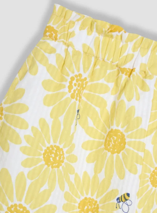 JOJO MAMAN BÉBÉ Sunflower Gingham Blouse & Shorts Set 6-12 months