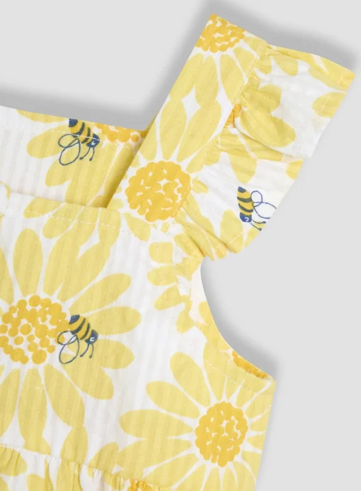 JOJO MAMAN BÉBÉ Sunflower Gingham Blouse & Shorts Set 6-12 months