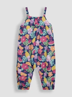JOJO MAMAN BÉBÉ Tropical Fruit & Floral Jumpsuit Up To 3 mths
